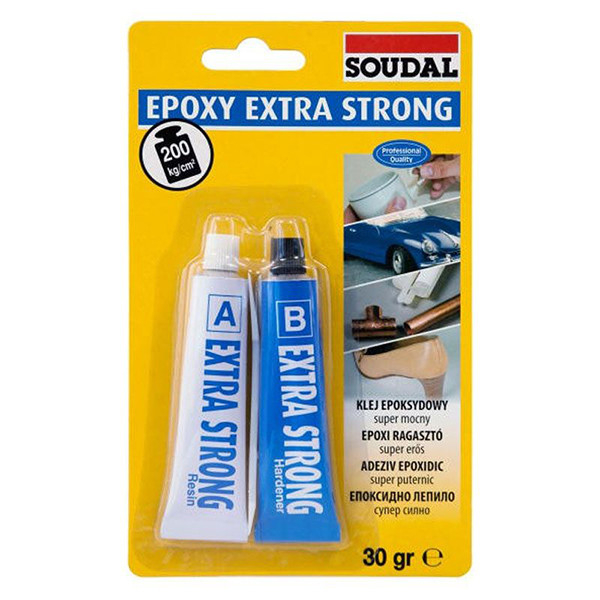 Soudal Epoxy Extra Strong Ragasztó 2x15g