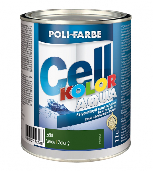 Poli-Farbe Cellkolor Aqua Vízálló selyemfényű zománcfesték