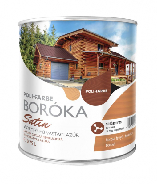 Poli-Farbe Boróka Satin Selyemfényű vastaglazúr