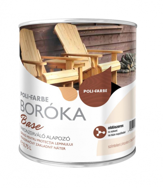 Poli-Farbe Boróka Oldószeres fakonzerváló alapozó