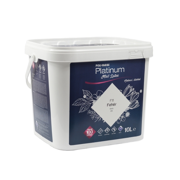 Poli-Farbe Platinum matt latex fehér