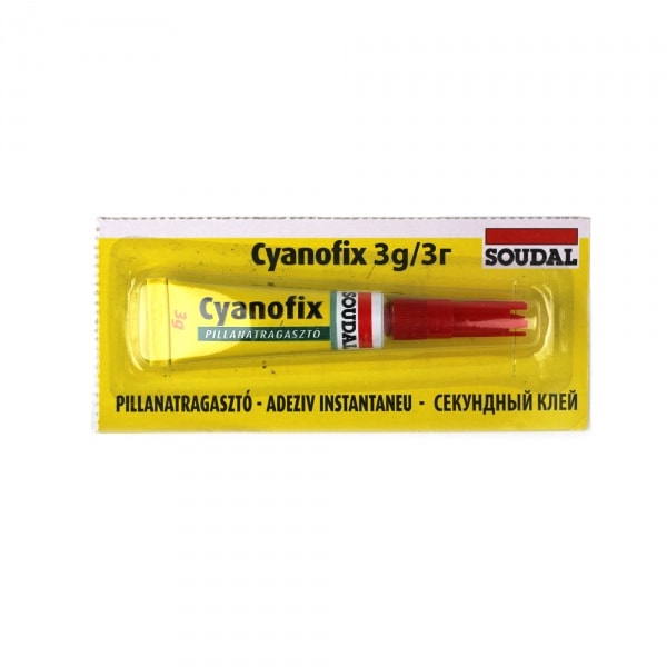 Soudal Cyanofix Pillanatragasztó - Festékes